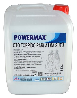 Powermax Oto Torpido  Parlatma Sütü 5 Lt